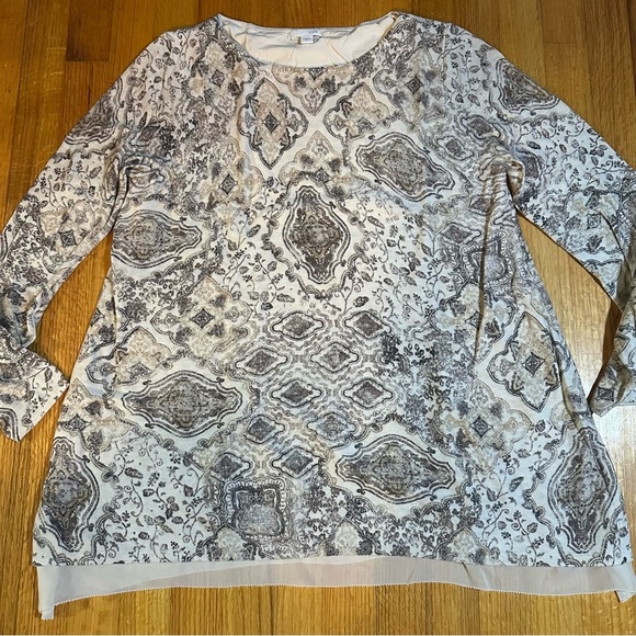 J. JILL Women's Soft Comfy Cotton Polyester Sweater Lined  size M(e5 - Picture 2 of 11